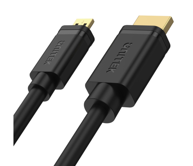 UNITEK Kabel micro HDMI - HDMI 2.0 (4k/60Hz, 2m) Y-C182 - 662683 - zdjęcie 3